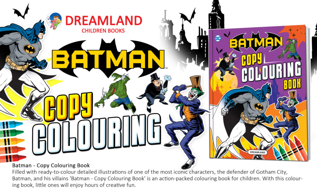 Batman Copy Colouring Book
