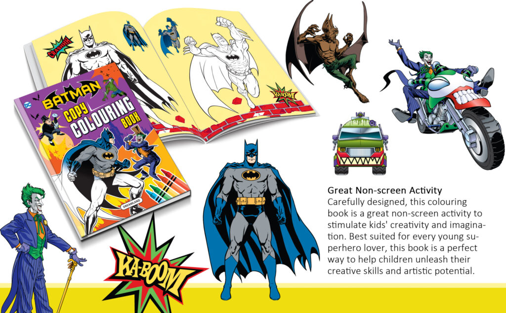 Batman Copy Colouring Book