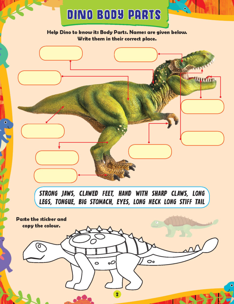 Awesome Dinosaurs - Sticker Activity Book