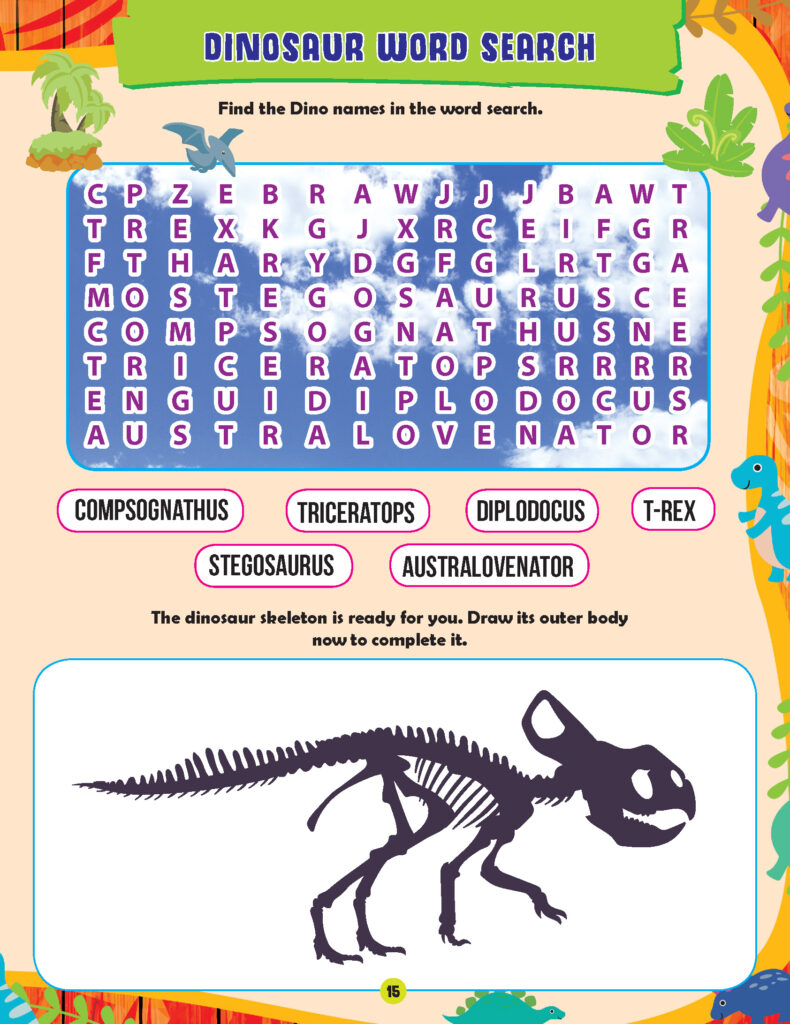 Awesome Dinosaurs - Sticker Activity Book