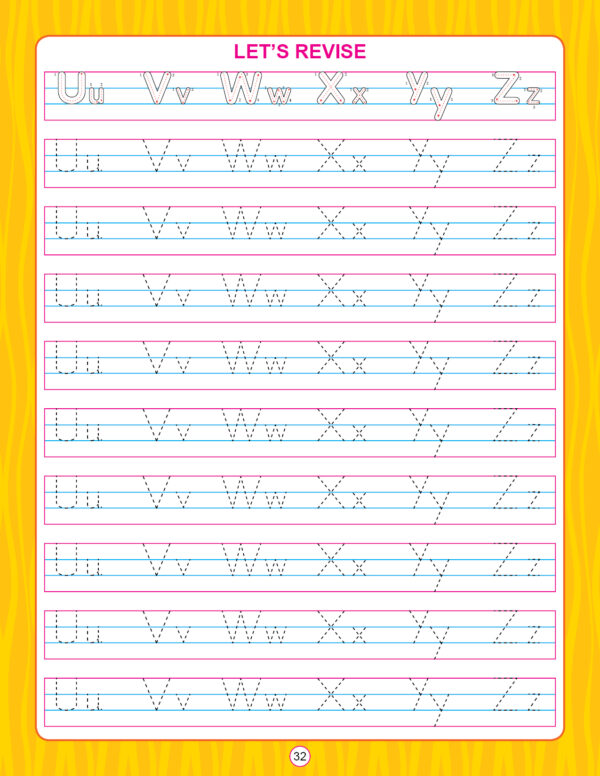 ABC Writing Book - My Activity