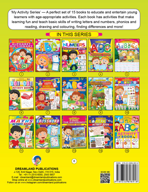 Dot to Dot Activity Book - My Activity