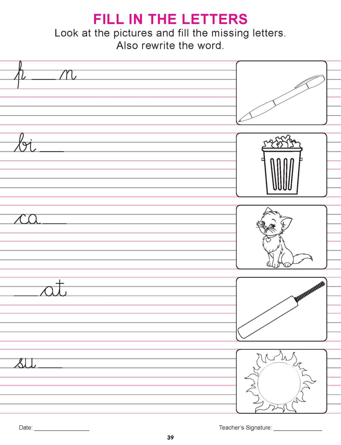 English Practice Book - Kindergarten Books