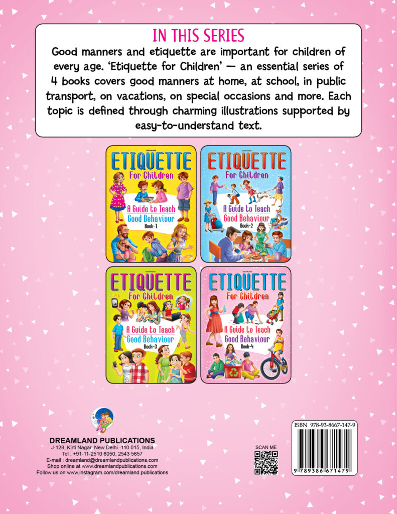 Etiquette for Children Book 4 - A Guide to Teach Good Behaviour