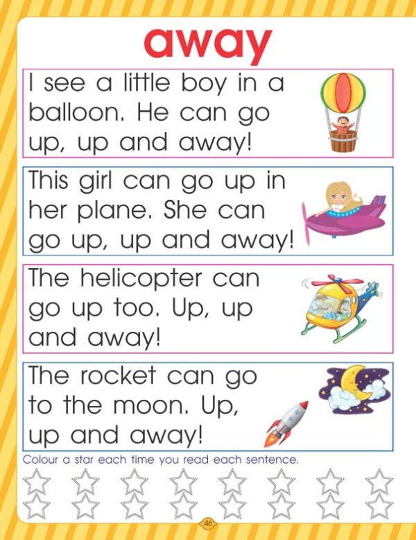 First Insight Words Very First Sight Words Sentences Level 1