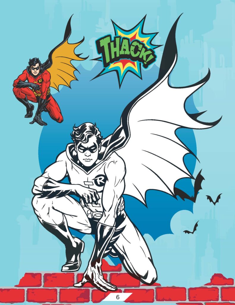 Batman Copy Colouring Book