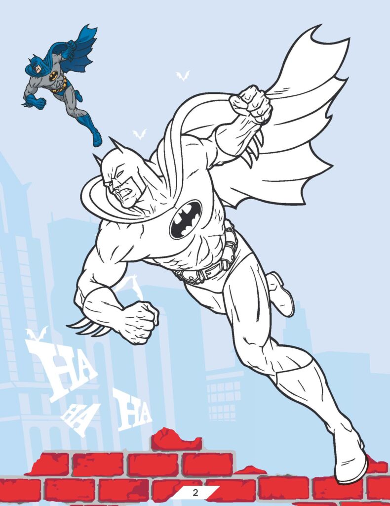 Batman Copy Colouring Book