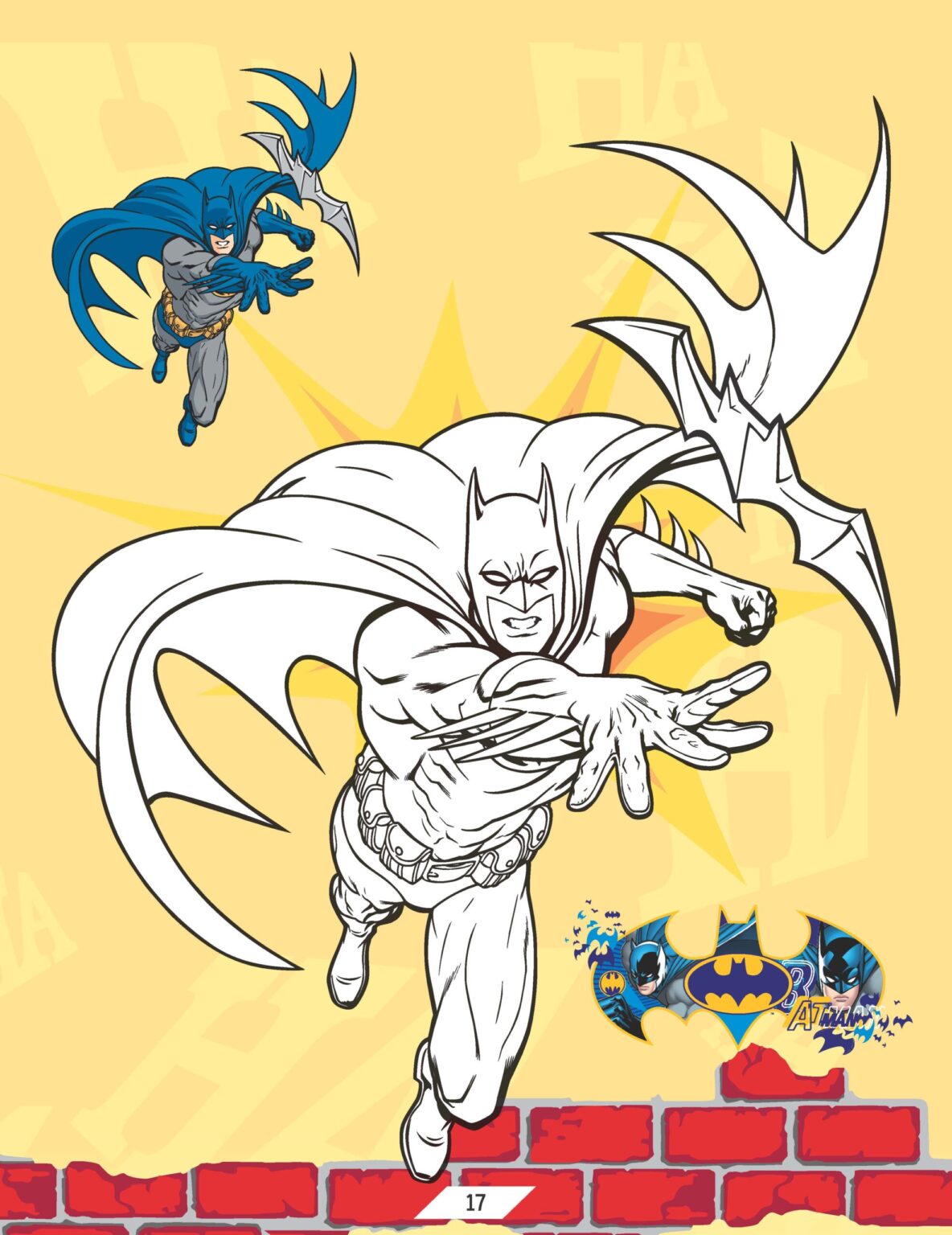 Batman Copy Colouring Book