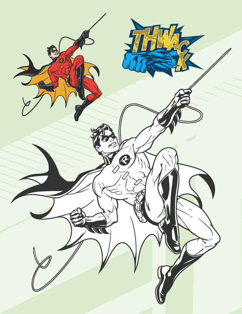 Batman Copy Colouring Book
