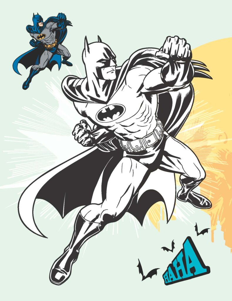 Batman Copy Colouring Book