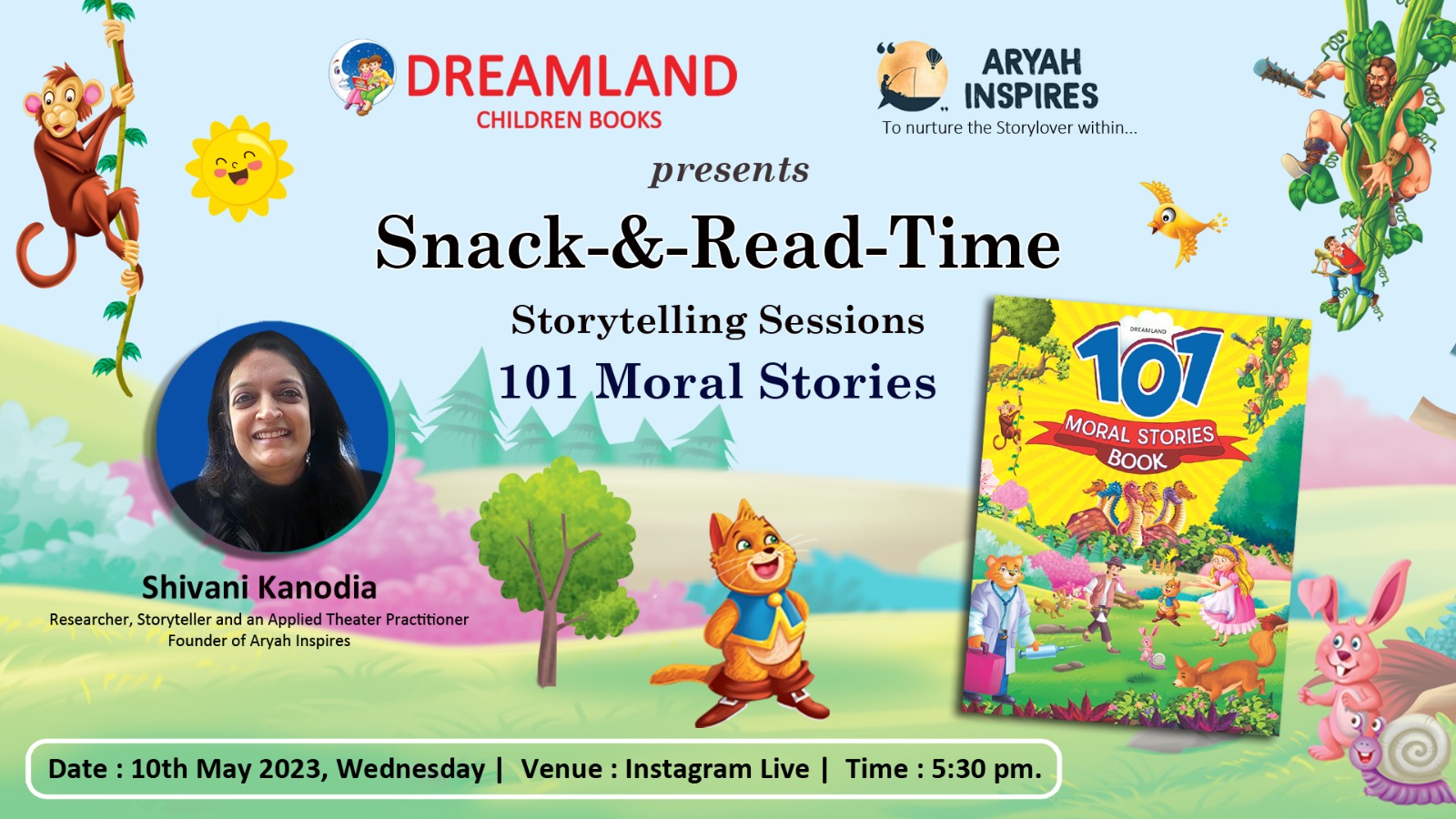Ep. 13: 101 Moral Stories | Snack-&-Read-Time | Dreamland X Aryah Inspires