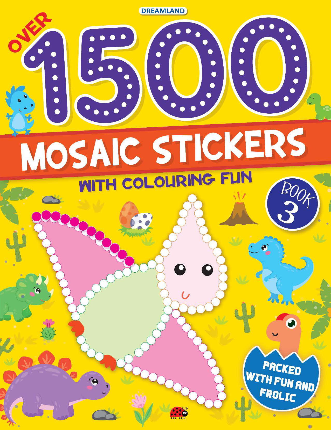 Buy Dreamland Publications 1500 Mosaic Stickers Book 2 with Colouring Fun - Sticker  Book for Kids Age 4 - 8 years Online at Best Price