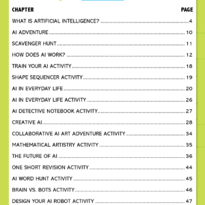 Artificial Intelligence Activity Book for Kids Age 7+- Activities about ...