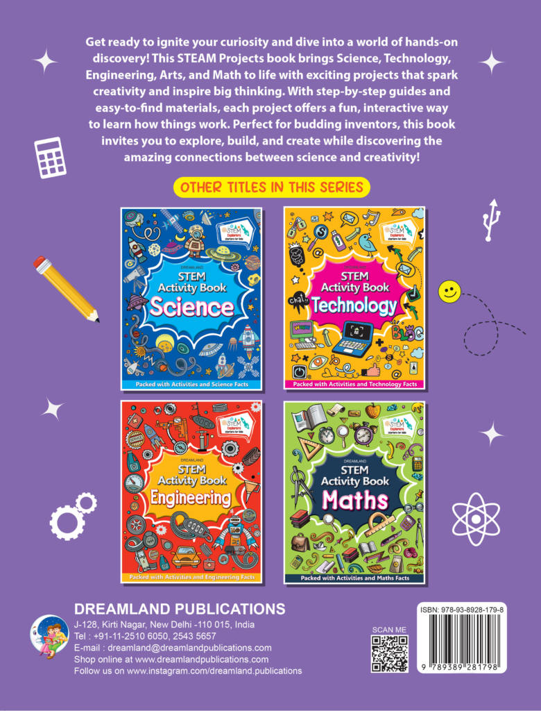 Steam Project Book STEAM Projects for Kids Age 7 and Up – Hands-On Activities to Explore ...