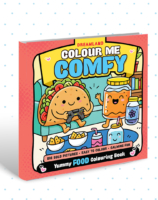 Colour Me Comfy: Feasty Food – Bold and Easy Food Colouring Book for All Ages | Fun and  Simple Designs for Relaxation and Stress Relief