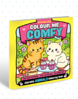 Colour Me Comfy: Adorable Animals – Easy and Relaxing Animal Colouring Book for All Ages with Bold, Cute and Creative Designs